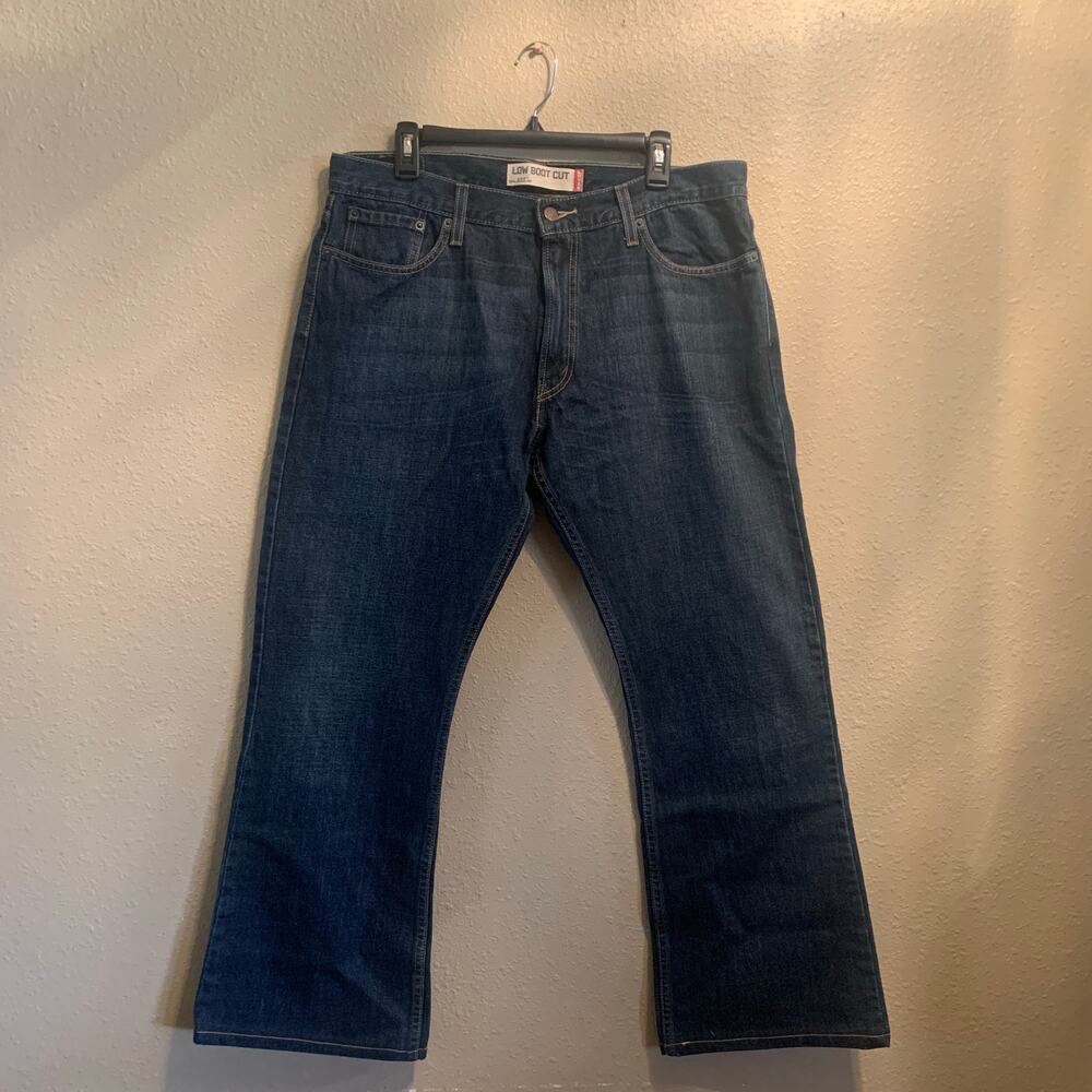 Levi's Men's 527 36 X 30 Low Boot Cut Denim Jeans Red Tab Columbia A39